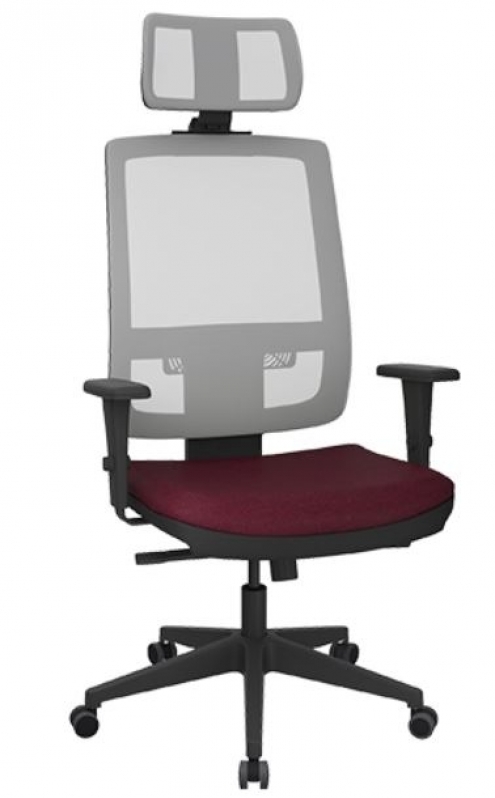Cadeiras de Escritório Branca Perus - Cadeira de Escritório Simples