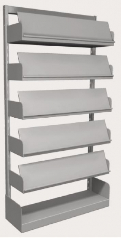 Móveis de Aço para Biblioteca Jandira - Móveis em Aço Inox