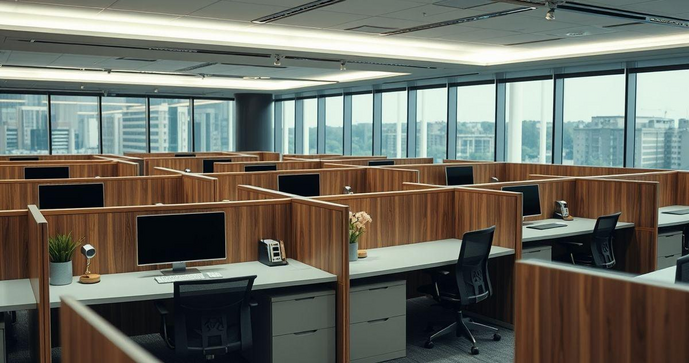 Como Escolher a Melhor Estação de Trabalho com Divisória para Seu Escritório