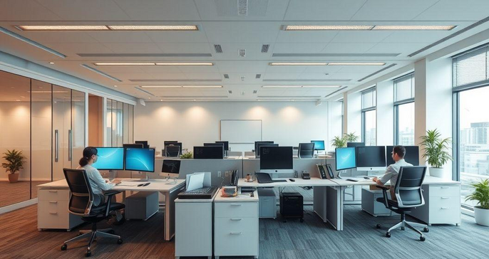 Melhores Estações de Trabalho para 4 Pessoas Eficientes Melhores Estações de Trabalho para 4 Pessoas Eficientes