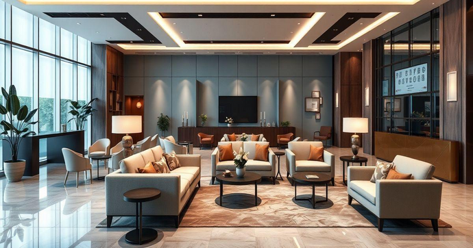 Transforme Sua Recepção com Móveis que Encantam Clientes