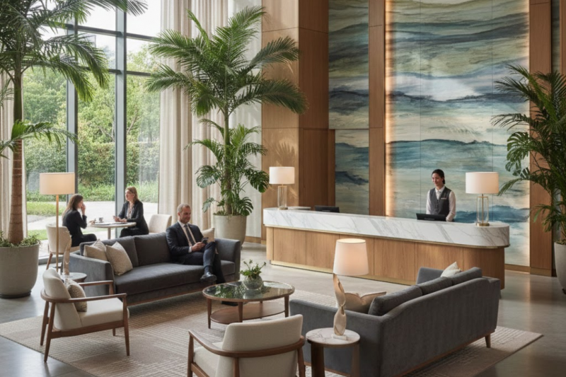 Como Escolher Móveis Ideais para Recepção de Hotel