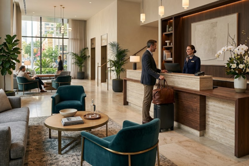 Como Escolher Móveis Ideais para Recepção de Hotel