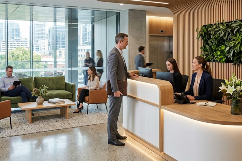 Transforme Sua Recepção com Móveis que Encantam Clientes